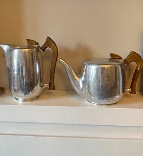 Vintage picquot ware teapot - vintage,