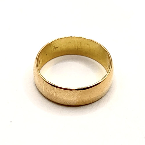 Wedding band 22ct gold ring - band,