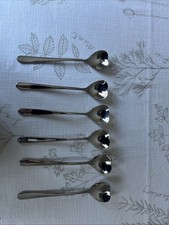 Alessi Heart Shaped Dessert Spoons x 6