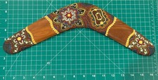 Beautiful Authentic Australian Aboriginal Hand Painted Boomerang 16"