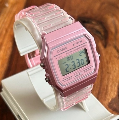 Casio 91ws 4jh pink jelly - casio,
