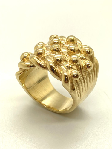 9ct yellow solid gold - solid, heavy
