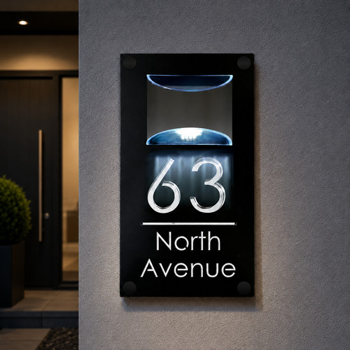 Laser house number plaques - laser,