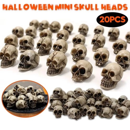 20pcs mini skulls decor - mini,