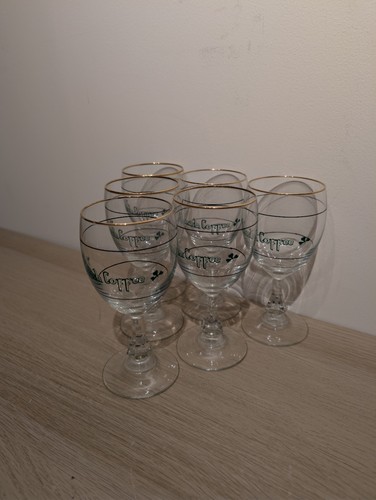 Vintage irish coffee gold - coffee, rim