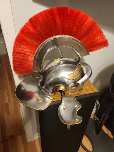 Medieval roman helmet armor - roman,