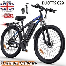 2025 DUOTTS C29 Electric Bike 48V 15AH 31mph E-BIKE 29" E-MTB E-City Bike 100km
