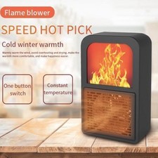 3D Flame Heater Home Desktop Mini Electric Warmer Machine Winter Stove Radiat]