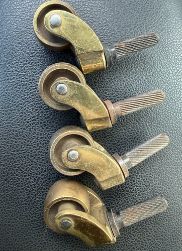 Vintage solid brass stem - solid,