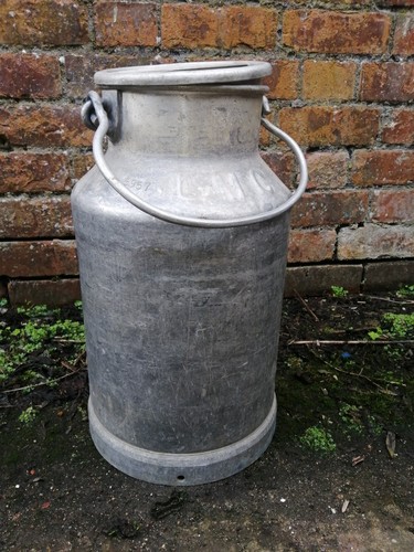 Vintage milk churn lid - vintage, +