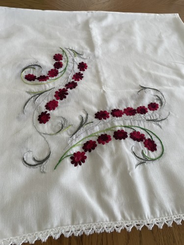 Vintage embroidered square - embroidered,