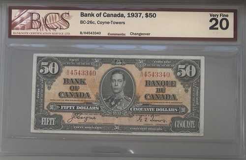 1937 bank canada 50 - bank,