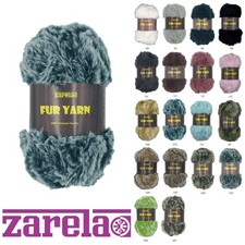 Zarela Faux Fur Yarn Wool 50g