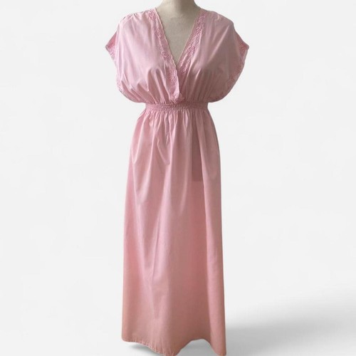 Vintage 70s pink nightdress - 70s,
