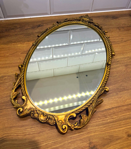 Vintage ornate oval wall - vintage,