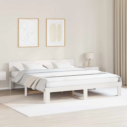 Walplus white emperor bed - white,