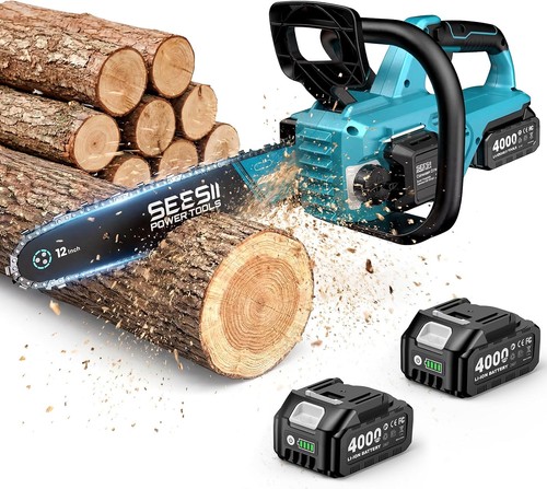 Seesii 12in battery chainsaw - 12in,