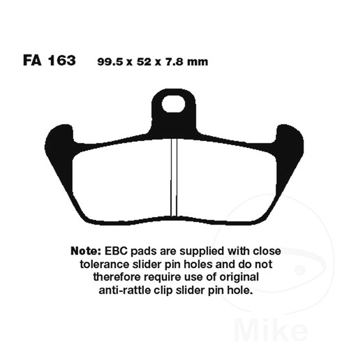 Ebc organic brake pads - ebc,