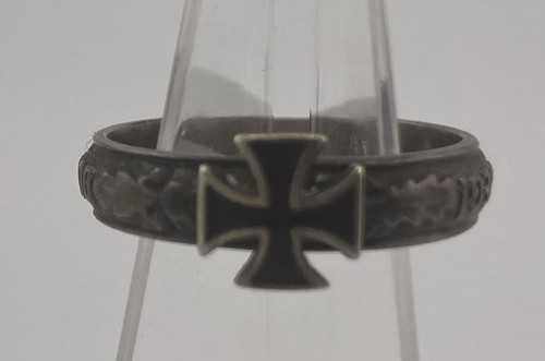 German silver ww1 iron cross - silver,
