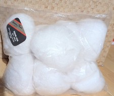 400g 8x 50g Vintage Sheena Anne White Faux Mohair Wool acrylic 