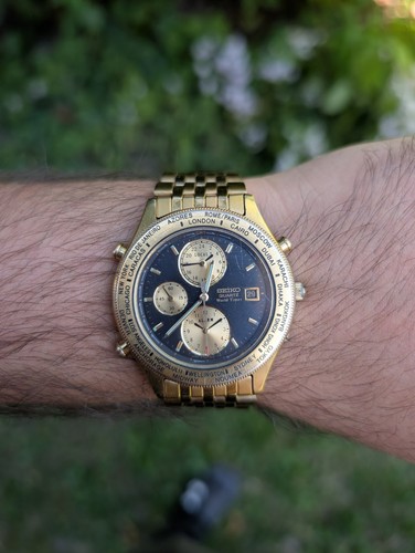 Vintage seiko world timer ref - vintage,