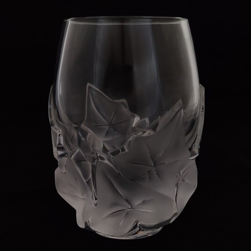 Lalique france hedera vase - lalique,
