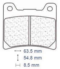 FRONT LORRAINE CARBON BRAKE