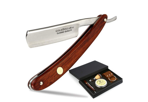 Straight razor gold dollar - razor,