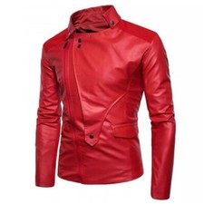 Men's Asymmetrical Biker Slim