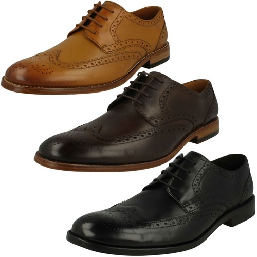 Mens clarks formal brogue - mens,