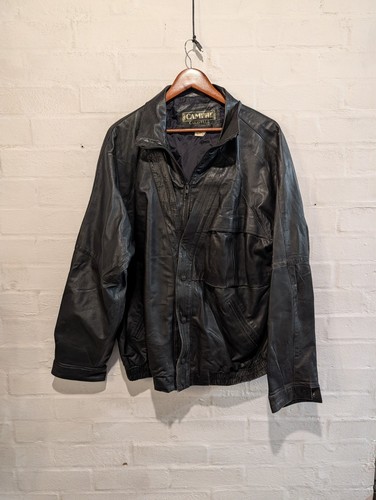 Vintage campri leather jacket - leather,