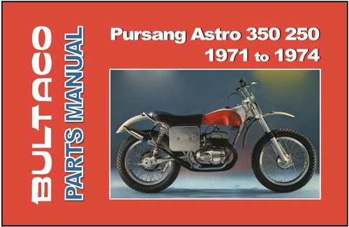 Bultaco parts manual pursang - parts,