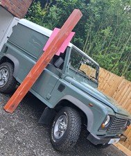 Large metal  iron  steel 6x6 Sq  gate post railing fence 2.5m very heavy duty