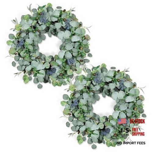 24inch eucalyptus wreath set - 24inch,