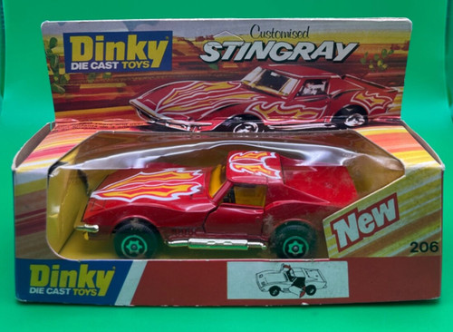 Dinky customized corvette - customized,
