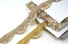 2 Yard Zari Bead Scallop