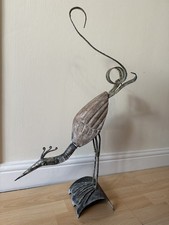 Large Exotic Bird Peacock Decorative Garden Art Sculpture Statue Ornament 70cm