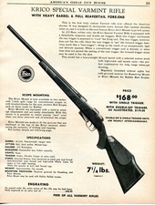 1961 Print Ad of Krico .222