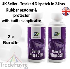 2 x Nextzett Gummi Pflege, Rubber Care Stick, 100ml - long life rubber seal care