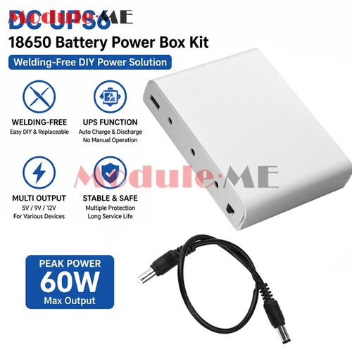 12v 18650 battery box - 9v,