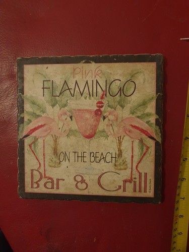 Thick heavy vintage flamingo - heavy,