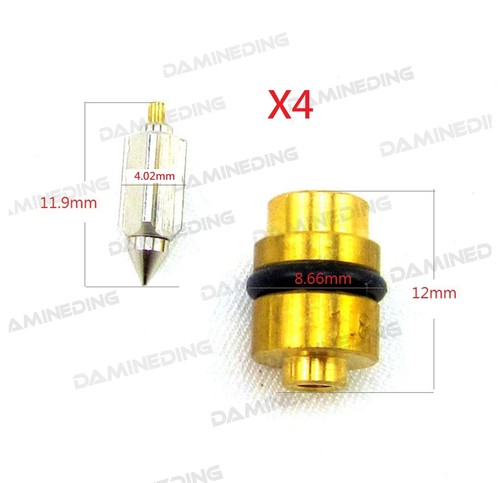 Carburetor float valve - 4x,