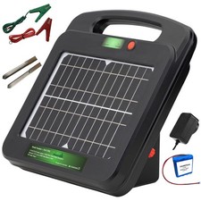 Solar Powered Electric Fence Charger 5 Km 0.25 Joules Output