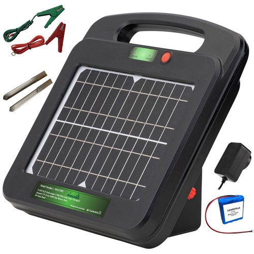 Solar powered electric fence - powered,