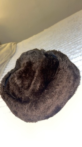 Brown faux fur snowdon - brown,