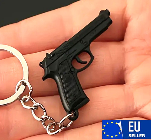 Mini gun keyring - mini, pistol