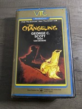 The Changeling Ex Rental VHS Big Box 1979 Pre Cert  Horror