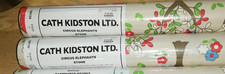 Cath kidston circus elephants 10m wallpaper rolls x2,bnafs/unused,same batch no.