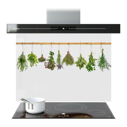 Kitchen glass splashback - glass,