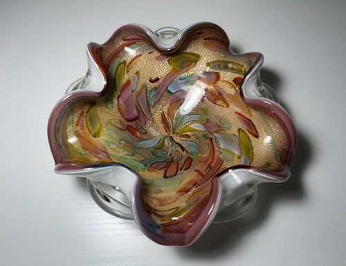 Murano art glass white - art,